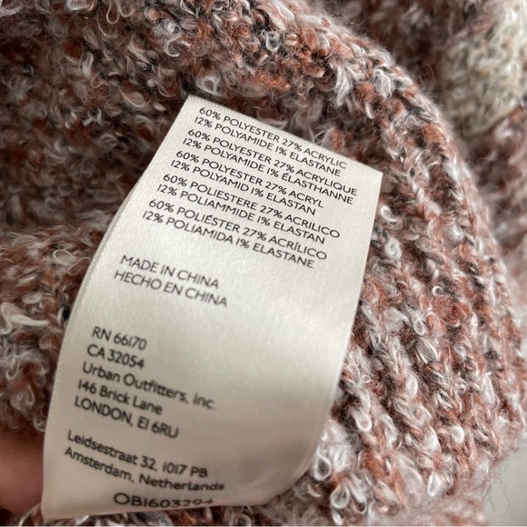 NWT Free People Snowflake Sweater Gingerbread Combo - Picture 7 of 9